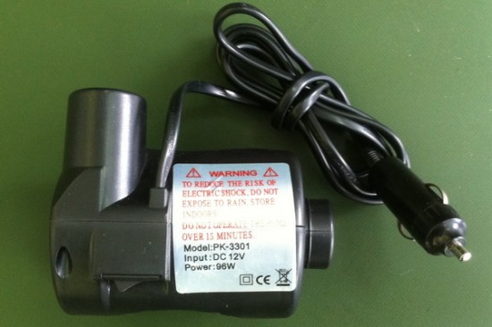 Electric pump for boats